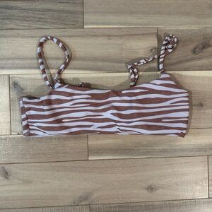 Brown and White Zebra Print Kids Headband